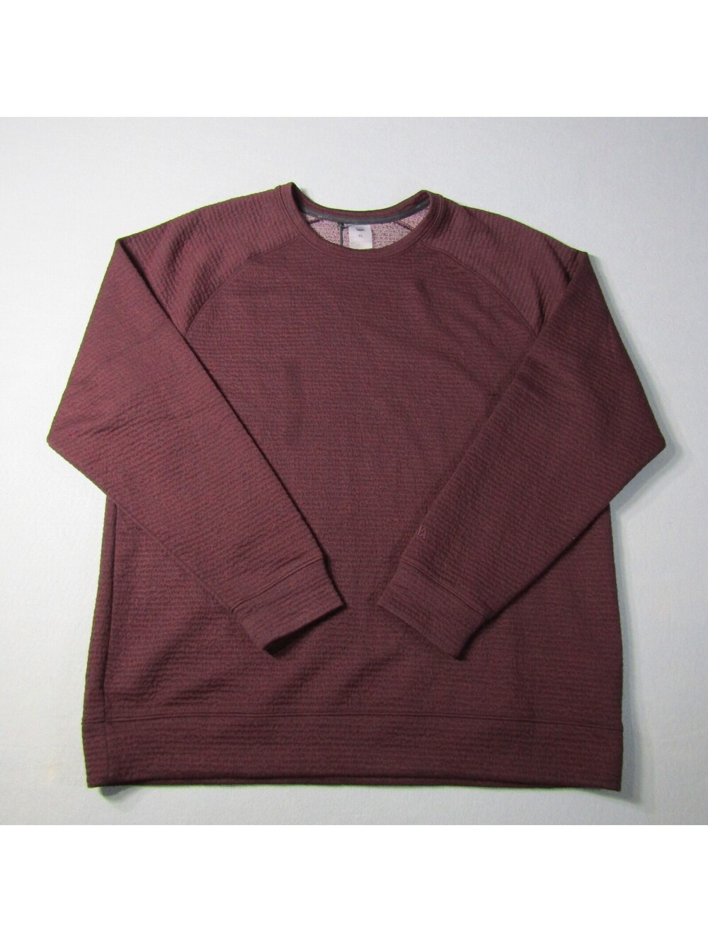NWT VRST Recharge Lunar Crew Sweatshirt Men's XL Burgundy Plum Heather